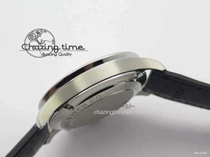 MIROTIME 0512 Modern Portuguese IW371404 ZF V3 1:1 Best Edition SS Black Dial On Black Leather Strap A 7267